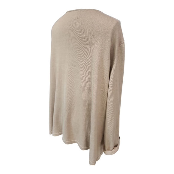 Venus Open Front Lightweight Cardigan Beige Size 22 - Picture 5 of 11